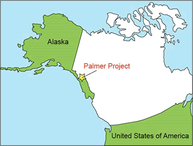 Location of Palmer Project