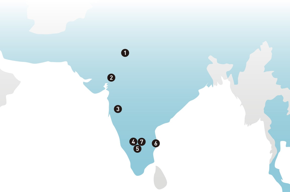 インド地図